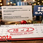 Vacaciones decembrinas del SAT. Se publica en el DOF la 6ta Res. de Modif. a la RMF2025.