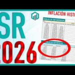 Nuevas TARIFAS de ISR para 2026