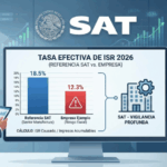 Tasas Efectivas de ISR 2026: SAT lanza la Primera Publicación de….