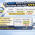 El SAT ya trae lupa 🔬: Si el IVA de tus CFDI no cuadra con tu declaración, te avisa aunque sea por una diferencia mínima. Conciliación mensual = paz mental. 😅