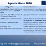 Marzo 2026. Agenda de Obligaciones Fiscales, Laborales y de Seguridad Social.